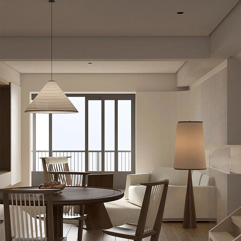 Nordic Rice Paper Pendant Light for Dining Room