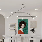 Minimalist Iron Pendant Light for Dining Room