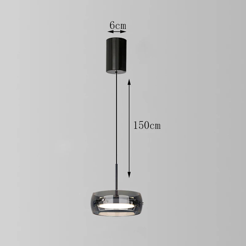 Nordic Glass Pendant Light for Dining Room
