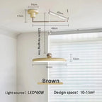 Nordic Folding Arm Pendant Light for Dining Room