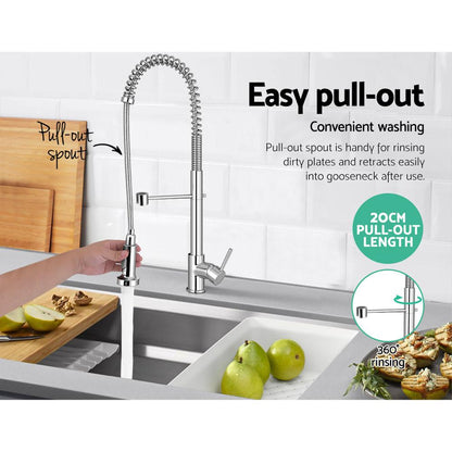 Cefito Kitchen Mixer Tap Pull Down 2 Modes Sink Faucet Basin Laundry