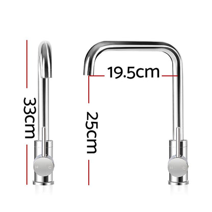 Cefito Kitchen Mixer Tap Mixer Rectangle Sink Faucet Basin Laundry