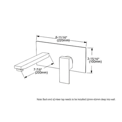Cefito Bathroom Basin Mixer Tap Separate Faucet Vanity Laundry Chrome