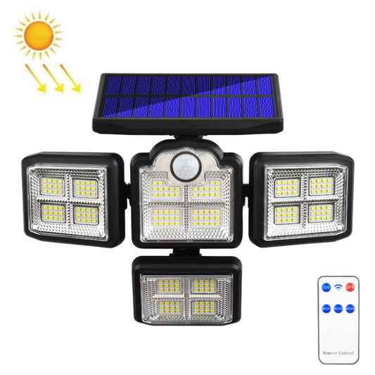 TG-TY085 Solar 4-Head Rotatable Wall Light with Remote Control Body