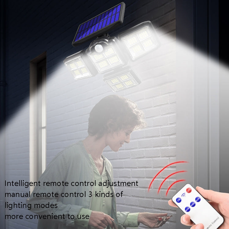 TG-TY085 Solar 4-Head Rotatable Wall Light with Remote Control Body