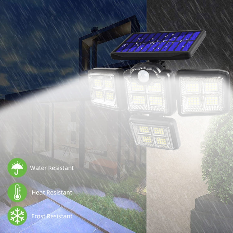TG-TY085 Solar 4-Head Rotatable Wall Light with Remote Control Body
