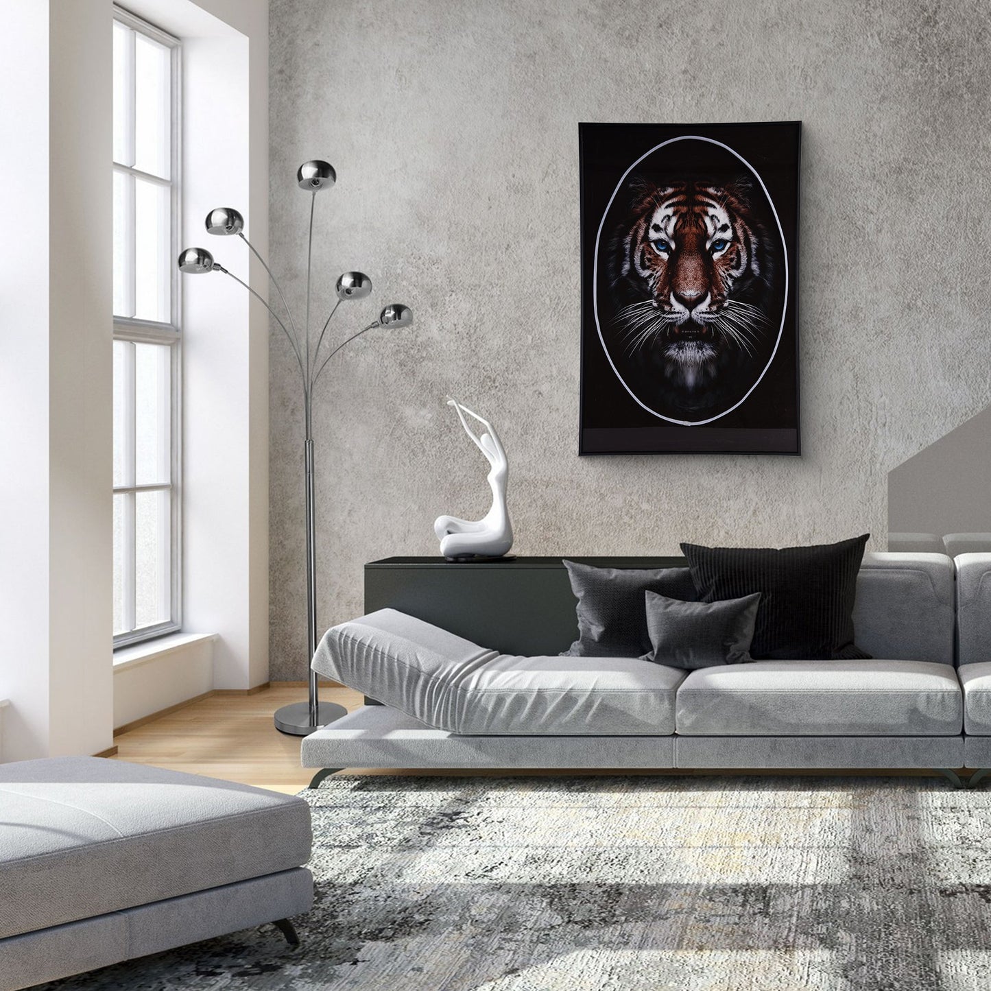 Lion Wall Art with LED Light