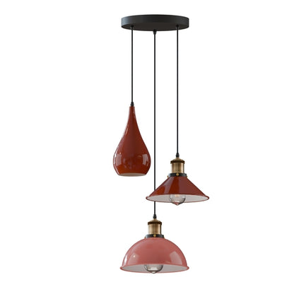 3 Head Pendant Light Metal Hanging Ceiling Light Fixture ~3515