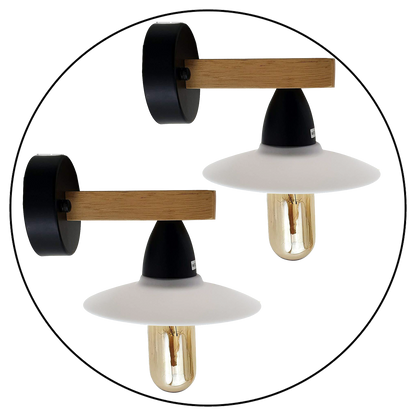 2 Pack Retro Wall Light Lamp Fixtures~1017