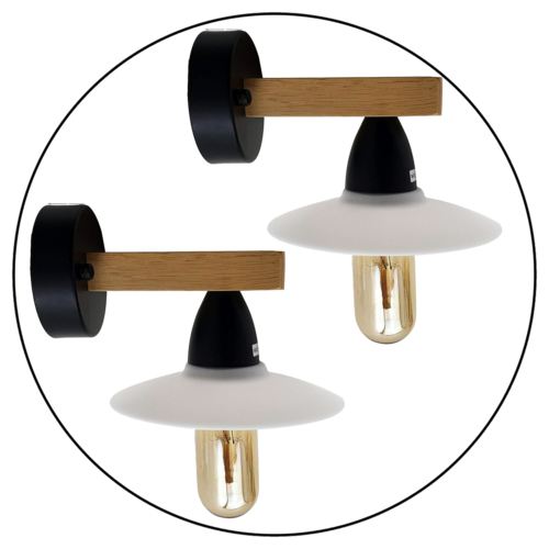 2 Pack Retro Wall Light Lamp Fixtures~1017
