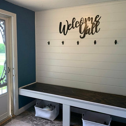 Welcome Y'all - Metal Wall Art