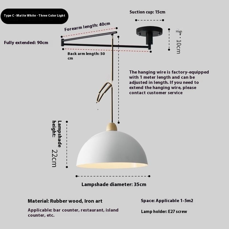 Italian Design Wind Displacement Chandelier
