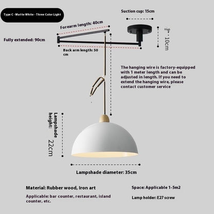 Italian Design Wind Displacement Chandelier