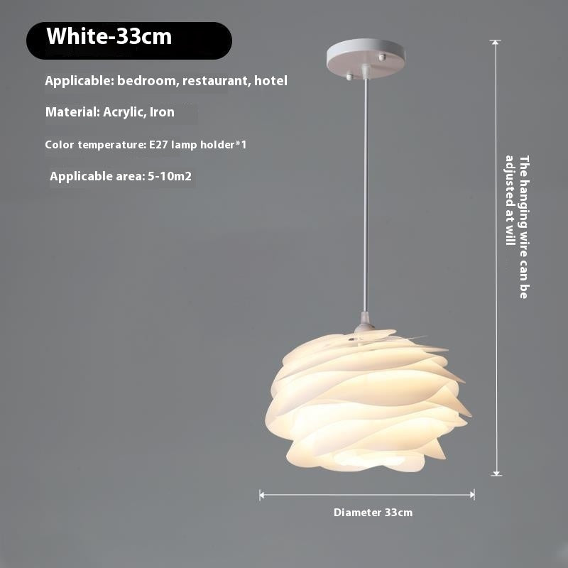 Chinese Rose Flower Bedroom Chandelier Romantic And Cozy