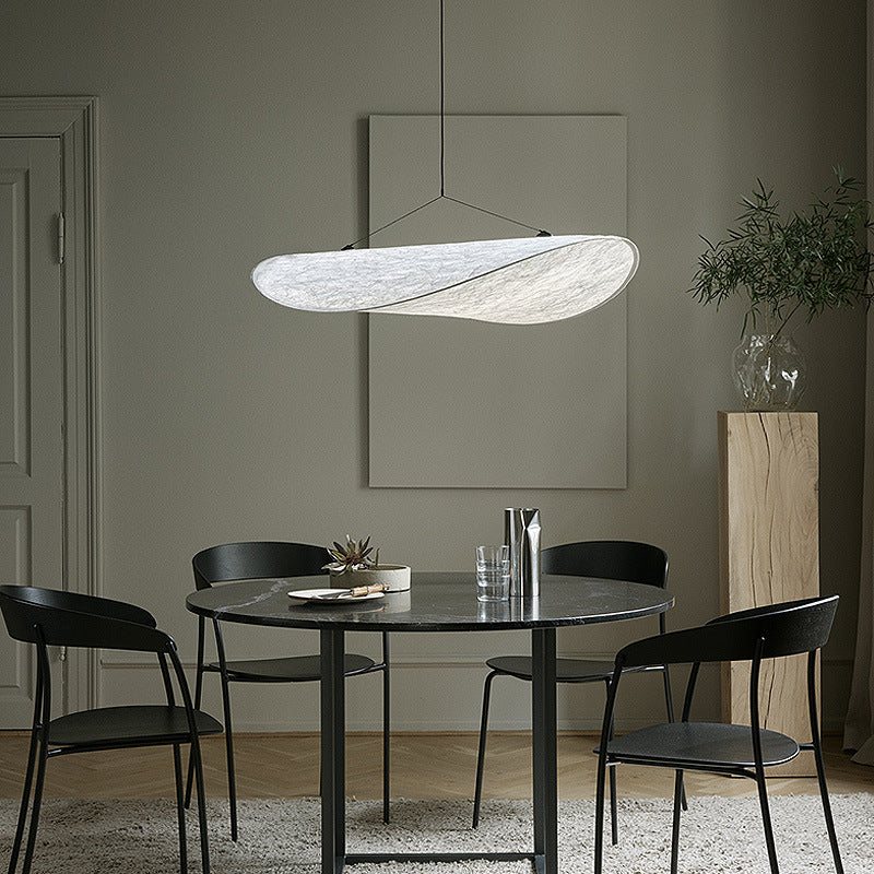 Silk Art Pendant Chandelier - Modern Bedroom Light