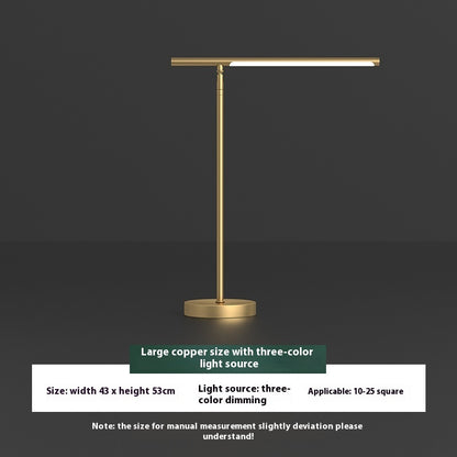 Brass Modern Lamp Luxury Simplicity With Added Rocker Arm Table Lamp