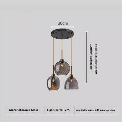 Internet Hot Glass Chandelier Living Room Bedroom