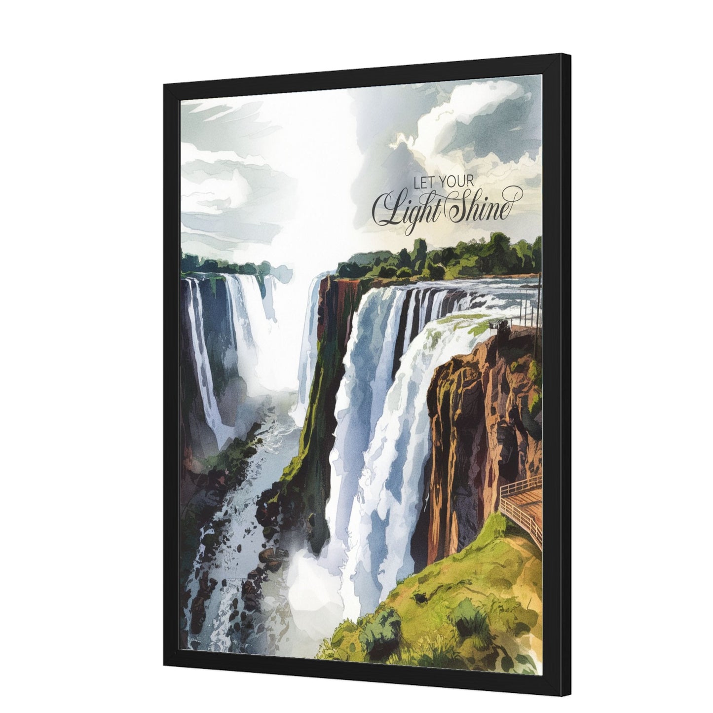 Wall Decor Giclee Poster Art Print - Let your Light Shine