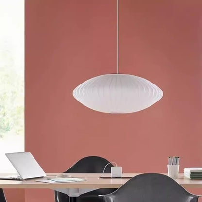 Nordic Silk-like Hanging Restaurant Silent Cage Flat Bedroom Lamps