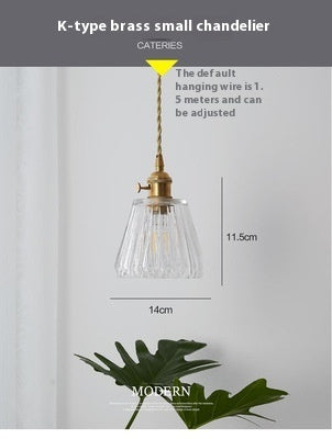 Chandelier Personality Creative Brass Single Head