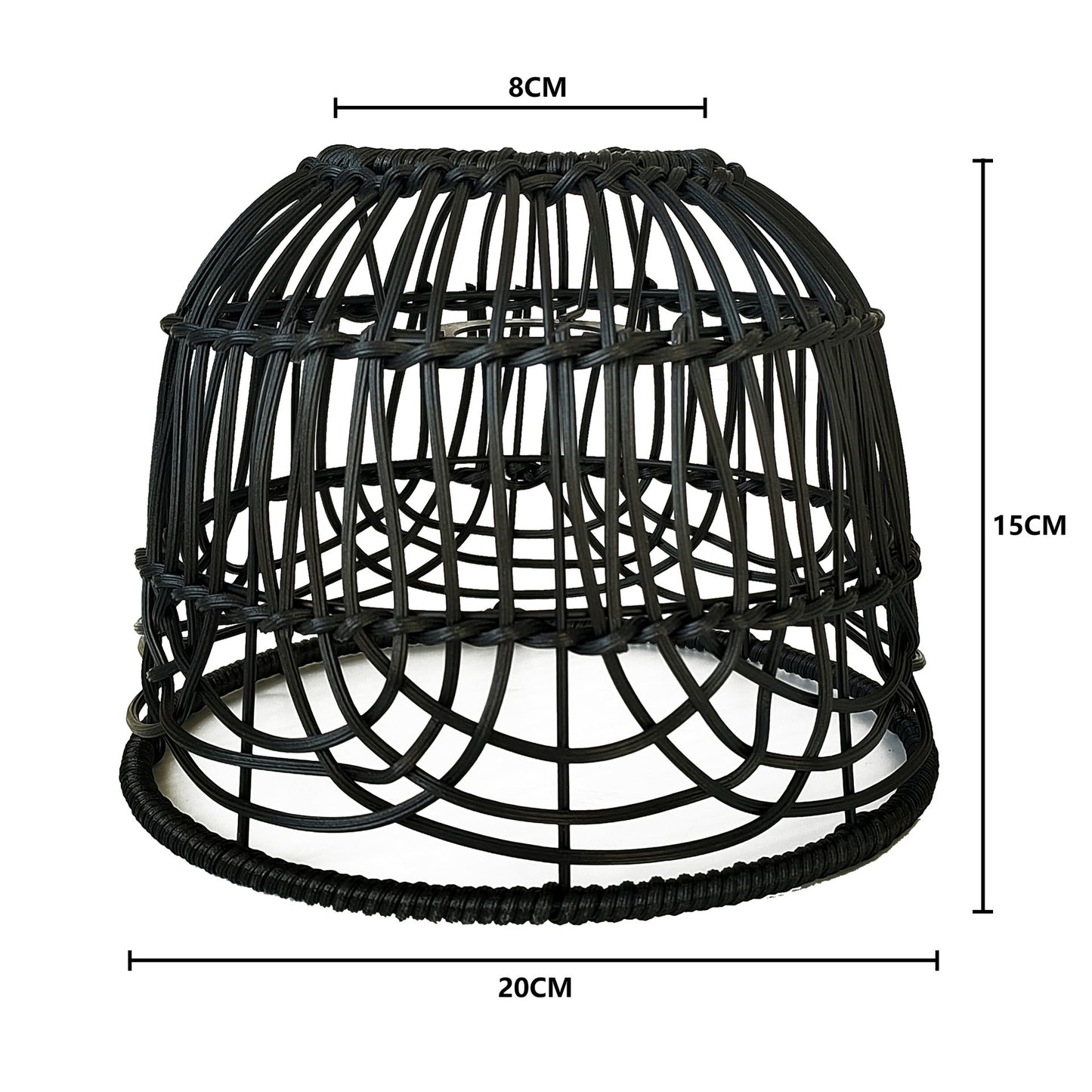 Handmade Woven Rattan American Simple Chandelier Decoration