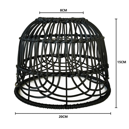Handmade Woven Rattan American Simple Chandelier Decoration