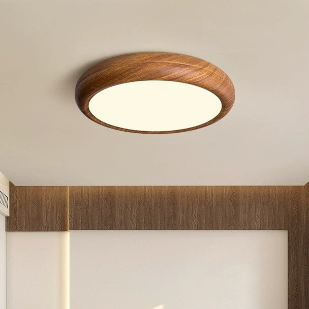 Bedroom Ceiling Lamp Creative Walnut Colors