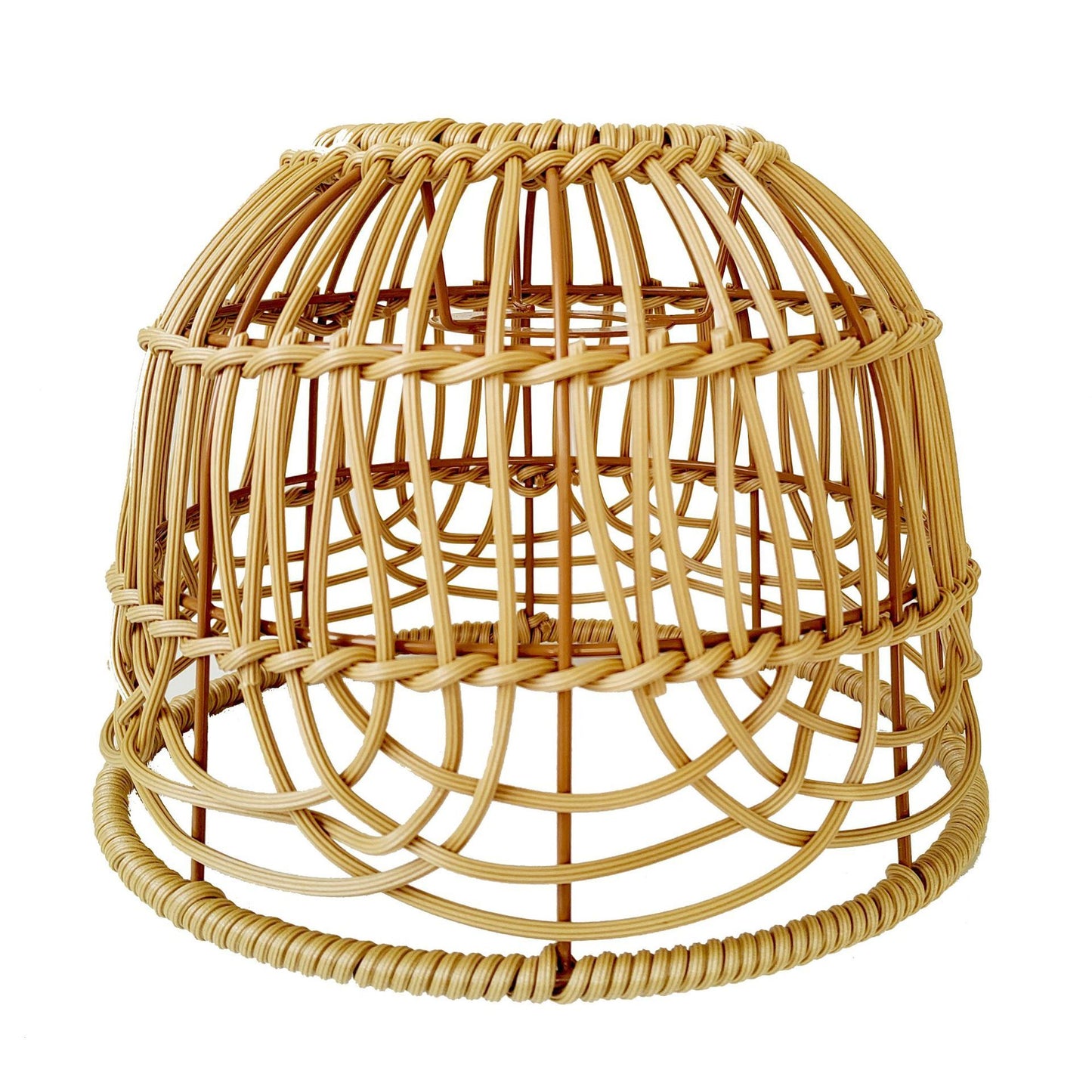 Handmade Woven Rattan American Simple Chandelier Decoration