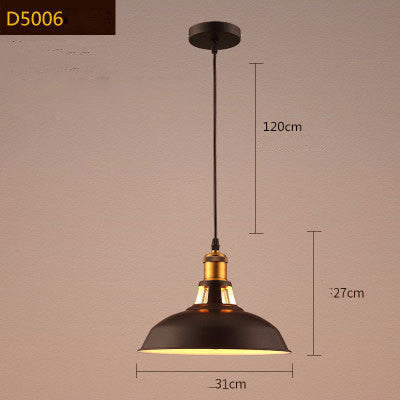 Vintage Iron Chandelier Shopping Mall Restaurant Black