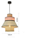 Rattan Woven Pendant Light - Hand-Woven Design