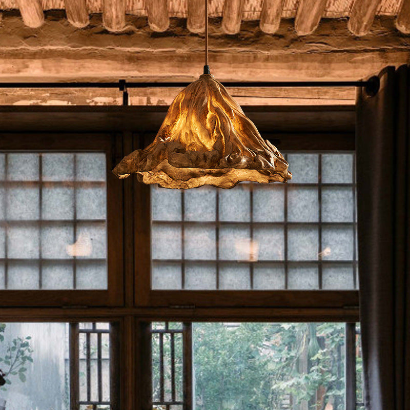 Crystal Lotus Leaf Pendant Light