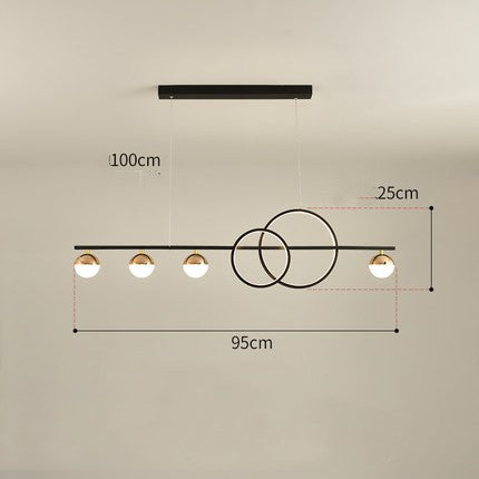 Modern Aluminum Pendant Light | Nordic Dining Design