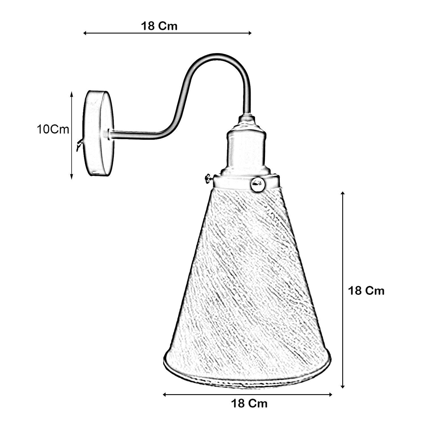 Retro Industrial Wall Mounted Vintage Wall Designer Indoor Light