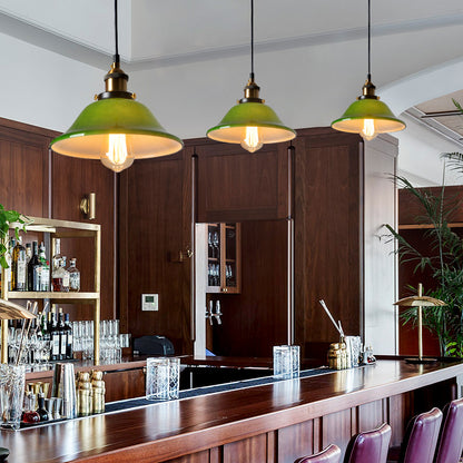 Simple Retro Nostalgic Chandelier Homestay Entrance