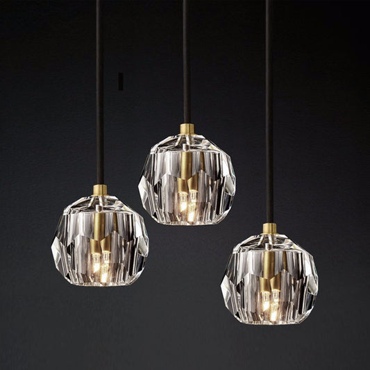 Modern Chandelier Simple Living Room Crystal Lamp