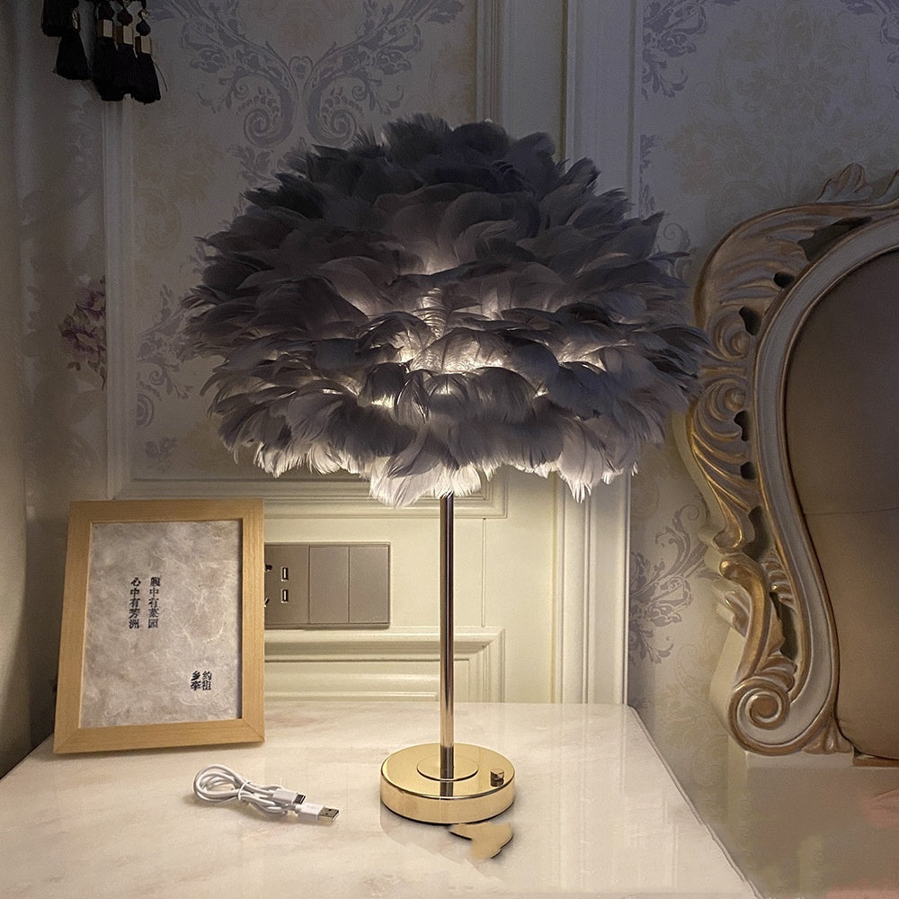 Bedroom Bedside Warm Touch Romantic Table Lamp