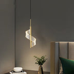 Light Luxury Copper Minimalist Pendant Light
