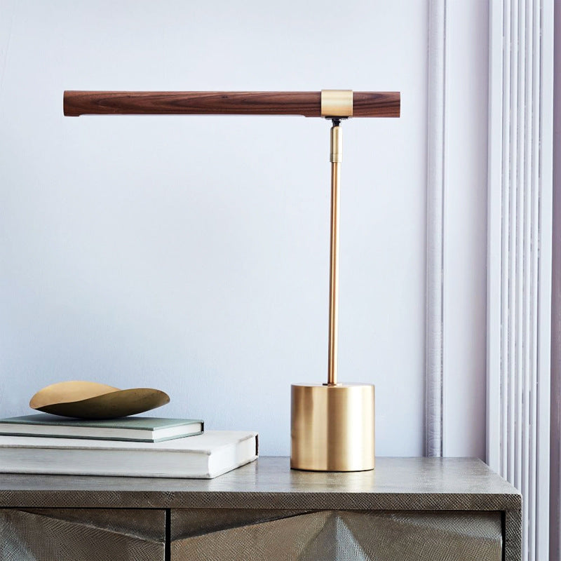 Nordic Creative Simple Wood Grain Desk Lamp