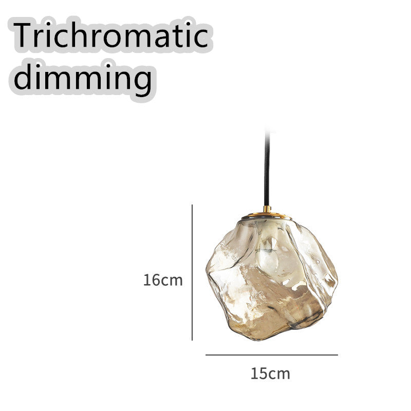 Minimalist Art Ice Cube Restaurant Chandelier Personality Creative