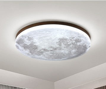 New Chinese Moon Nordic Creative And Cozy Room Bedroom Log Balcony Aisle LED Ceiling Light