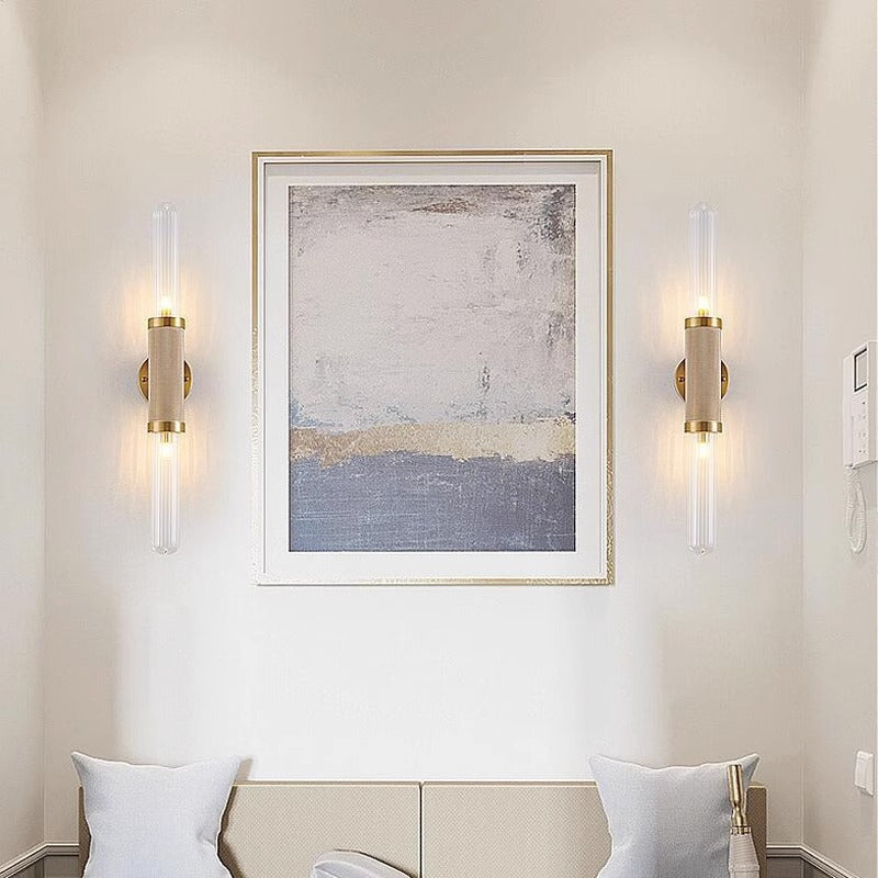 Nordic Glass Strip Wall Lamp for Hallway