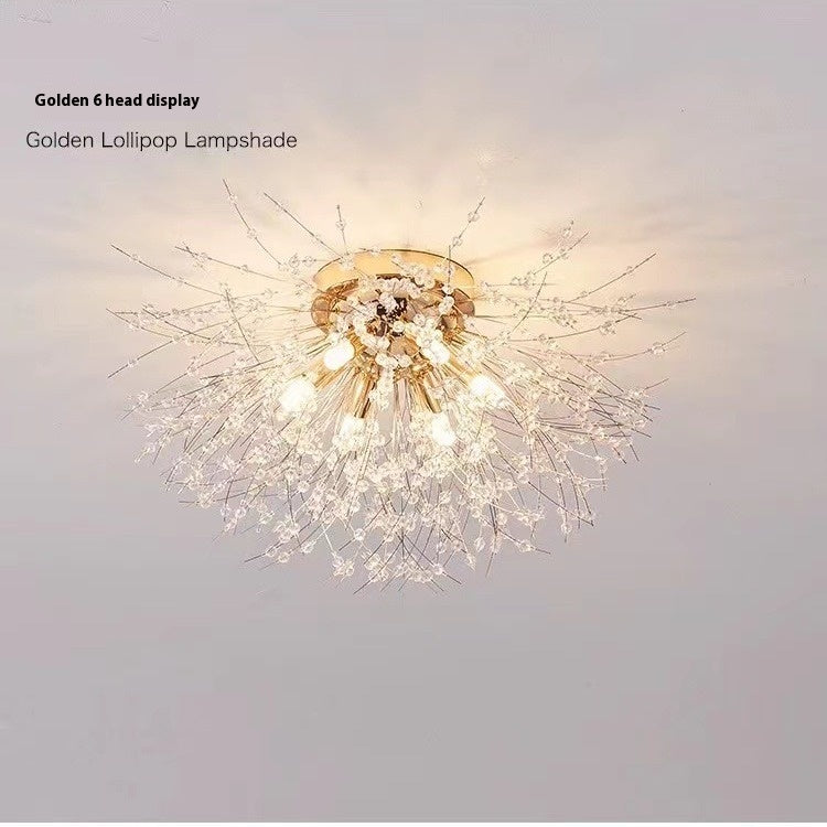 Lamp In The Living Room Dandelion Crystal Chandelier