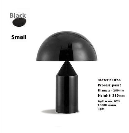 Hardware Mushroom-shaped Haircut Table Creative Bedside Lamp