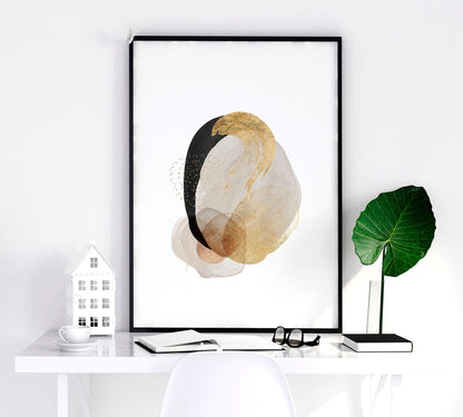 Abstract prints | set of 3 wall art for living room