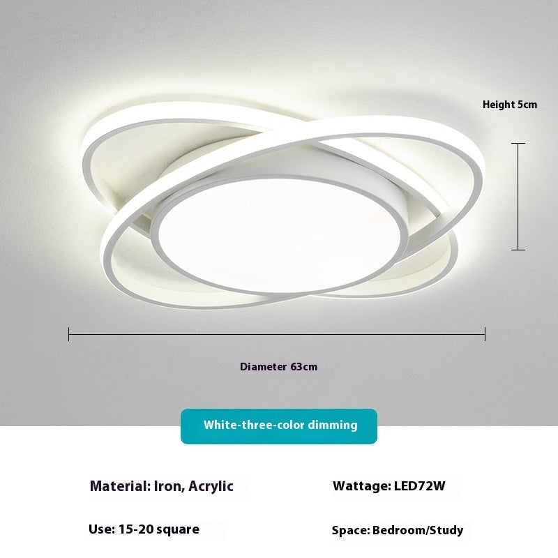 Master Bedroom Lamp New Simple Modern Atmosphere Living Room Ceiling Round Balcony