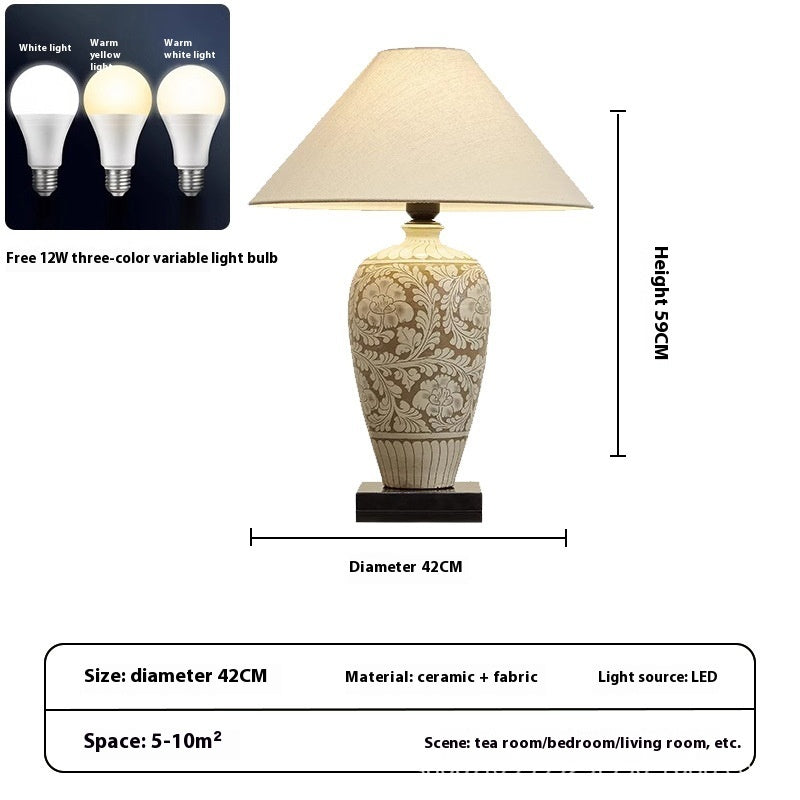 New Chinese Style Study Room Decoration Table Lamp