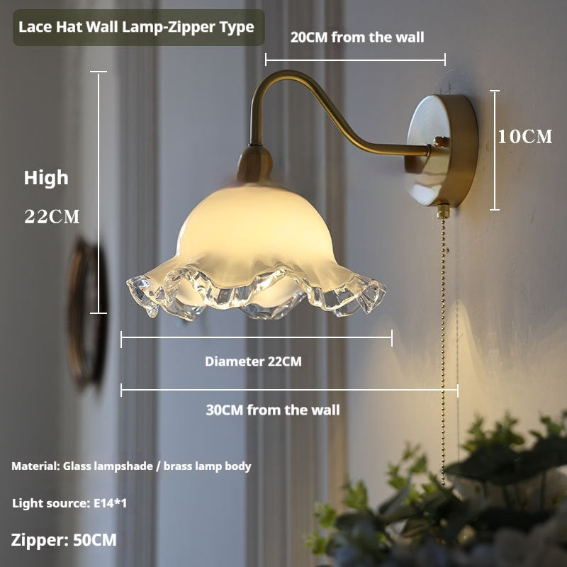 Japanese Artistic Flower Wall Lamp