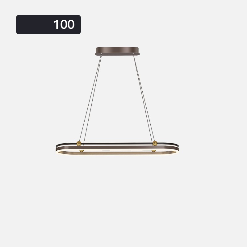 Modern Aluminum LED Pendant Chandelier with PMMA Shade