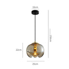 Modern Glass LED Pendant Chandelier