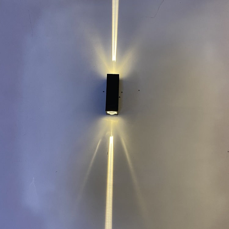 Modern Double-Head LED Outdoor Wall Light Spotlight